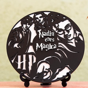 Personalized wooden decorative plaque | Unique magical gift | Magic-inspired children&#39;s or teen&#39;s room decor