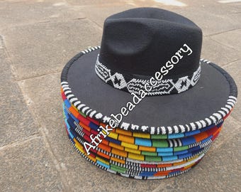 Black Felt Wide Brim Fedora Hat. Absolutely Beautiful Hat  display picture 3