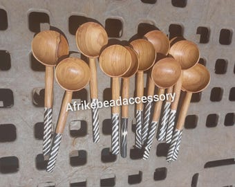 Handmade Olive Wood Spoons, Assorted Designs, Wholesale Lot