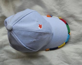 Perlen Baseball Masai Hut, Massai Perlen Trucker Caps, Perlen Snapback Mode Hüte für Männer, handgefertigte afrikanische Krempe Cap, Geschenk für ihren Valentine