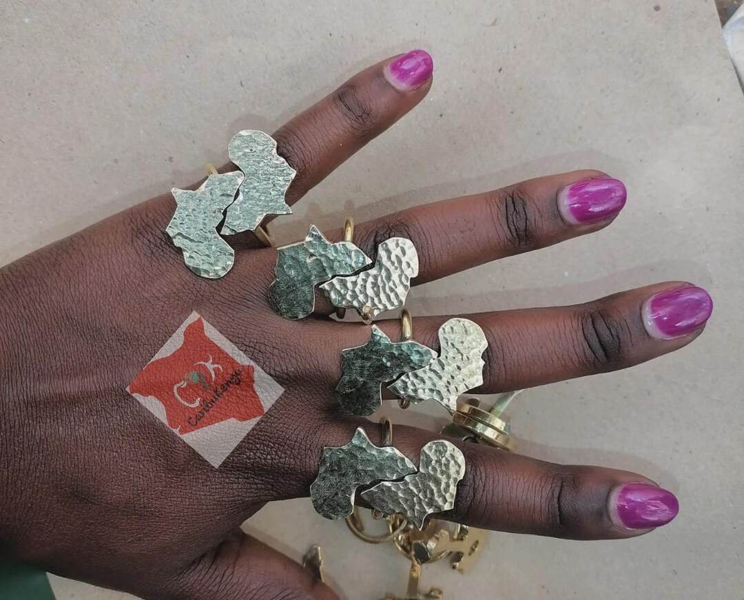 Brass Rings, Handmade African Brass Rings, Wholesale Fingers ...