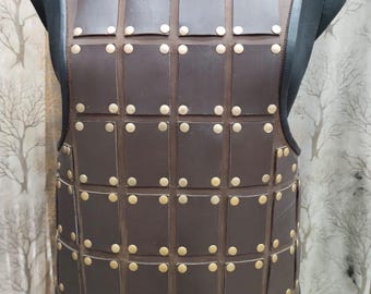 Medieval Brigandine Leather Mercenarie Viking renaissance SCA Larp Armor