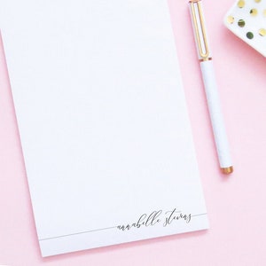 Personalized Notepads For Women Notepads Personalized Notepads For Mom, Note Pads With Names, Modern Notepad Women, Notepad for Girls NP118