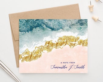 Geode Stationary Marble Stationary Geode Note Cards Geode Notecards Coral Stationary Coral Note Cards Coral Notecards