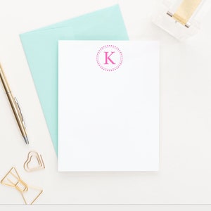 Womens Personalized Monogrammed Stationery, Mens Monogram Note Cards, Personalized Adult Stationary, Simple Monogramed Thank You Cards MS017
