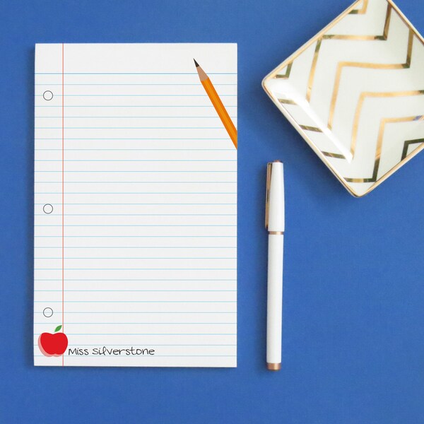 Teacher Notepad Etsy