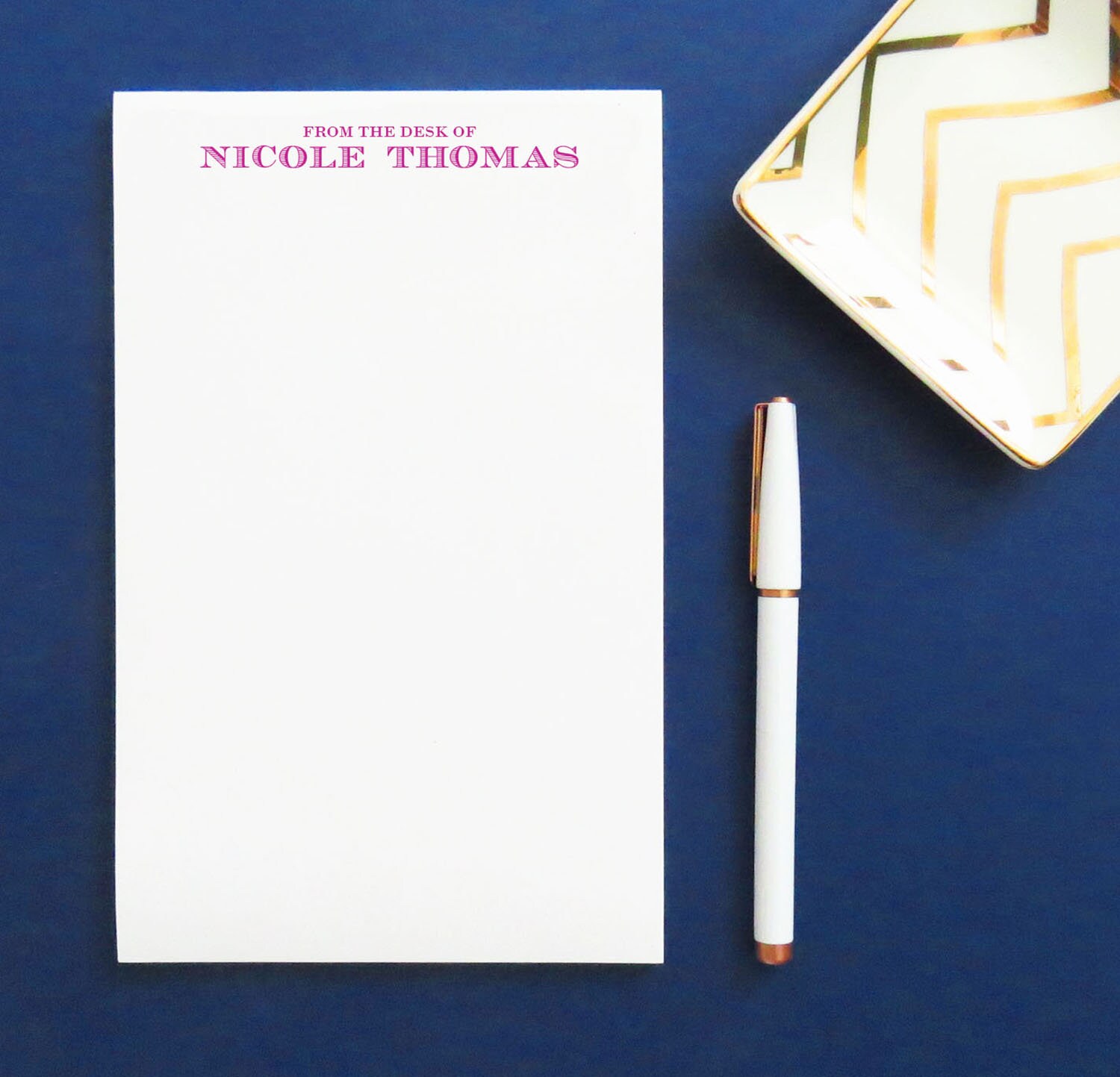 Personalized From the Desk of Notepad, Mens Stationary Personalized ...