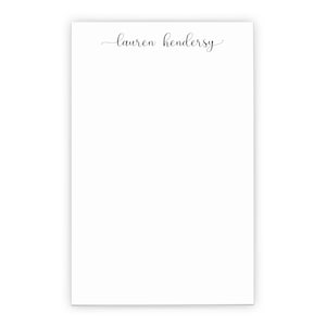 Bloc de notas con escritura moderna para mujeres, notas de agradecimiento clásicas personalizadas para adultos, papel de escritura de cartas simple personalizado para adultos, elegante, NP235