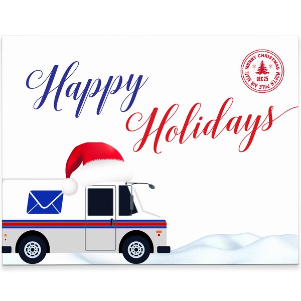 Thank You Cards From Mail Carrier Etsy