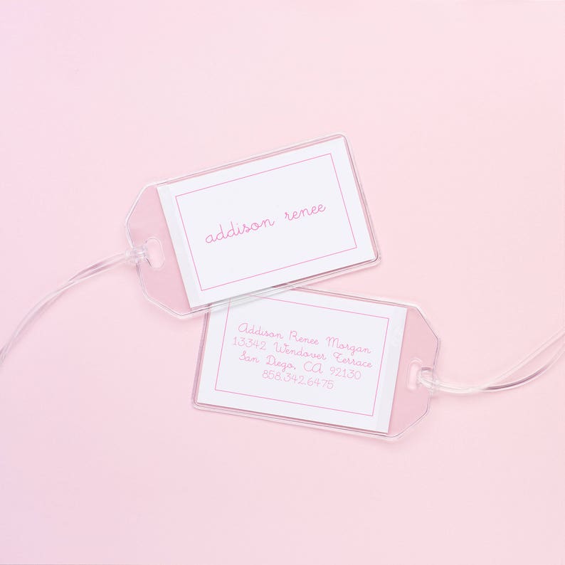 backpack tags custom