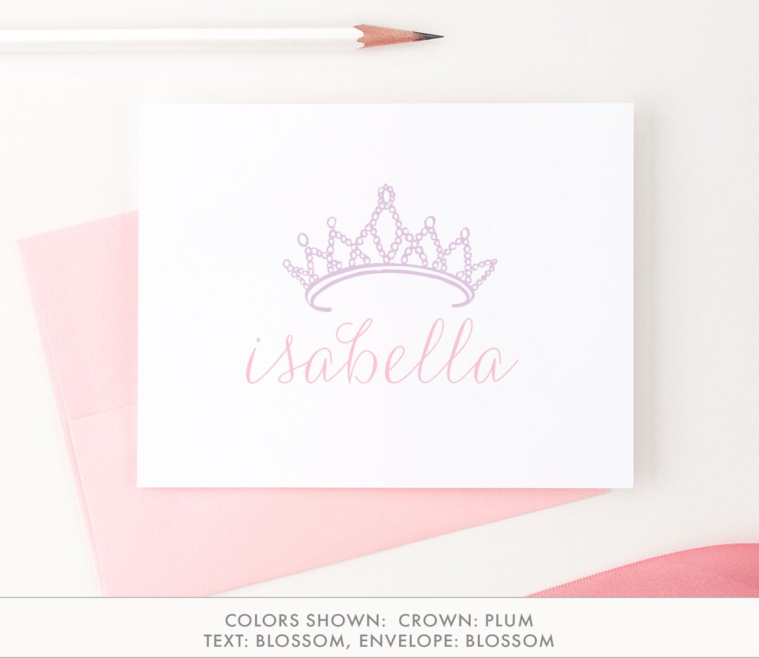 Personalized Stationery Set // Princess Stationery // Personalized ...