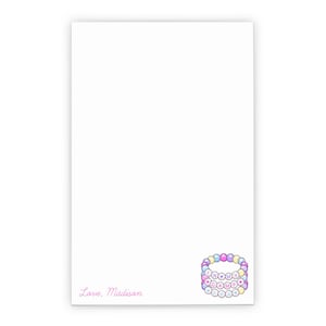 Cuaderno de notas y sobres Camp Era, bloc de notas personalizado para cartas de campamento, bloc de notas con nombre para campistas, papelería para campamentos de verano, NP487
