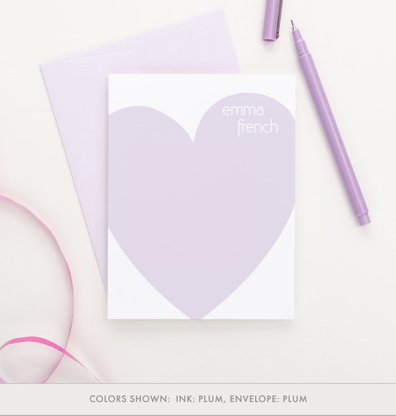 personalized-heart-stationery-custom-stationery-for-kids-etsy