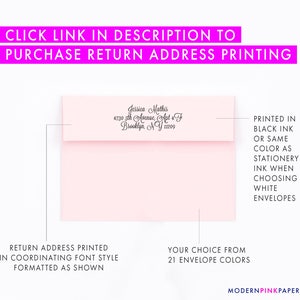Girls Personalized Crown Stationary, Princess Thank You Cards, Princess Thank You Note Card, Princess Note Card, Girls Stationery Card KS061 image 6