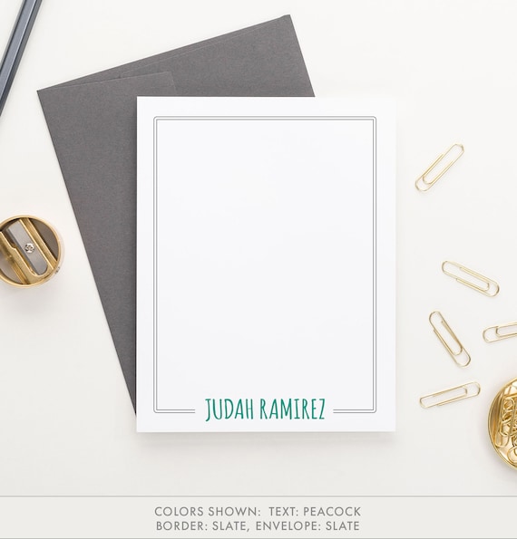 Personalized Stationery for Boys // Boys Stationary // Boys | Etsy