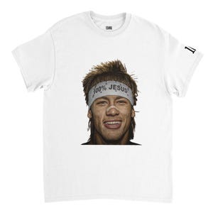 Neymar Jr. T-shirt White | GOATS COLLECTION