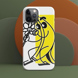 Funda a presión para iPhone® Diseño de plátano Diseño gráfico divertido
