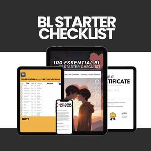 100 Essential BL Starter Checklist | Thai BL Fan Guide (Digital Download)