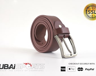 Hundred percent genuine leather belt Buy 100% Leather Belt - Mens Brown - LeatherBeltsOnline.com main image 2