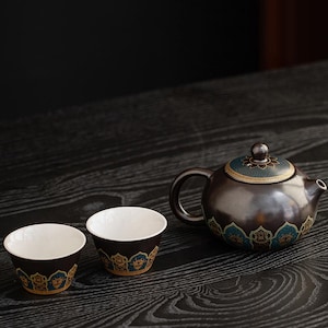 Handmade Ceramic Gongfu Tea Set: Traditional Chinese Ceremony