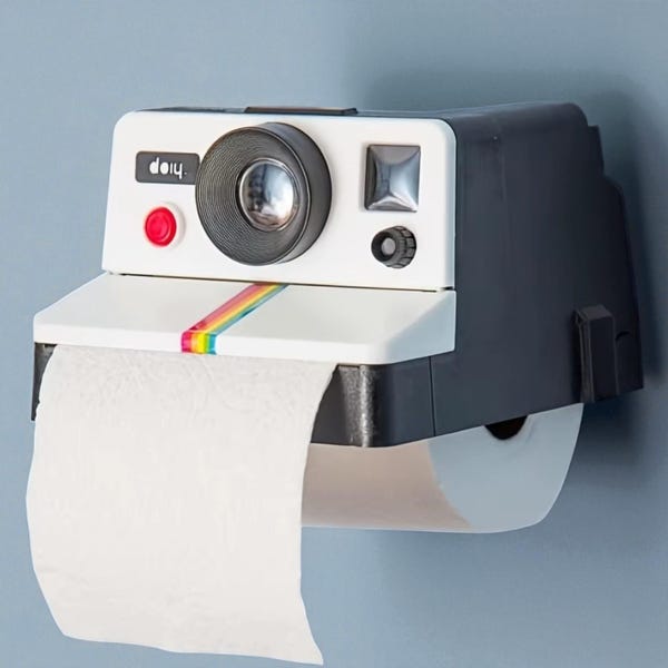 Retro Camera Tissue Box – Creative Toilet Paper Holder for Bathroom | Unique Home Decor Paper Dispenser for Desk | Living Room | Bedroom Use