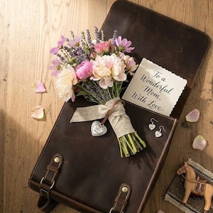 Handcrafted Leather Backpack | Full grain Crazy Horse Backpack | Laptop Bag - Mother's Day Gift