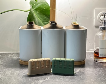 Lege capsules compatibel met Lilo & Modulo – set van 3 – herbruikbare navulling voor moestuin binnenshuis