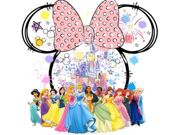 Aquarel prinses pngRetro kleurrijk kasteel png, magische koninkrijk prinses png, familie-uitje png, prinses en kasteel png, prinsesshirt,