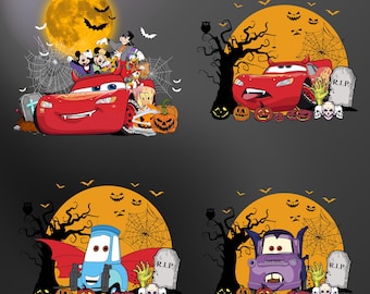 Cars McQueen Bundle PNG Pack - 300 DPI - Watercolor Cars Clipart Instant Download,, Mc Queen Png