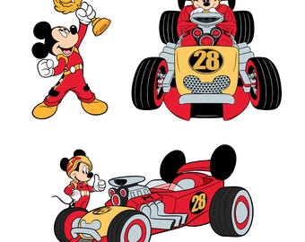 Roadster Racers PNG Bundle, Cartoon Characters (Digital Download)