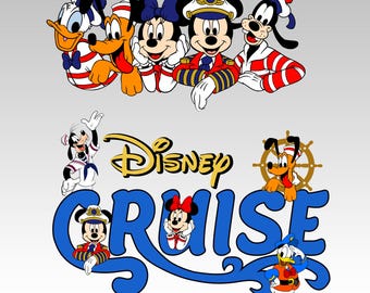 Mickey Mouse and Friends Cruise Bundle Png, Cruise Vacation Png, Cruise Family Png, Magical Kingdom Png, Mode, Family Vacation Png