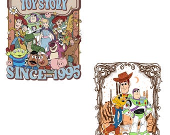 Retro Toy Story PNG File, Family Vacation Design (Digital Download)