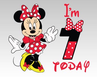 Festa di compleanno per il settimo compleanno, Minnie Birthday Girl, Bundle Birthday Girl Family png, Minnie Mouse Png, Oh Twodles Family Members