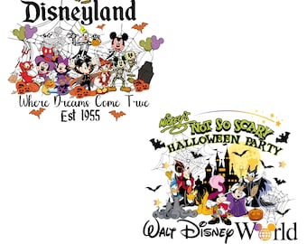 Mickey Mouse Halloween PNG, Spooky Vibes, Trick or Treat (Digital Download)