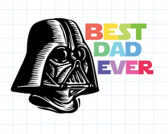 Darth Vader Dad Ever PNG • Vatertag Clipart (Digitaler Download)