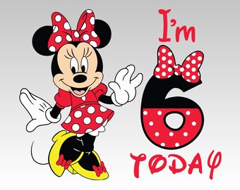 Festa di compleanno per 6 anni, Minnie Birthday Girl, Bundle Birthday Girl Family png, Minnie Mouse Png, Oh Twodles Family Members