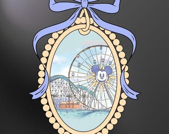 Retro Princess Castle Bow PNG, Disney Coquette (Digital Download)