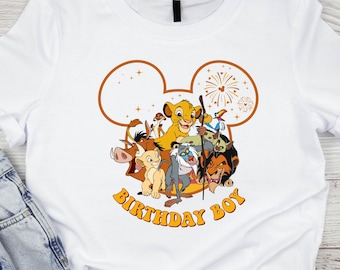 Baby Simba Birthday Shirt PNG, Lion King Birthday (Digital Download)