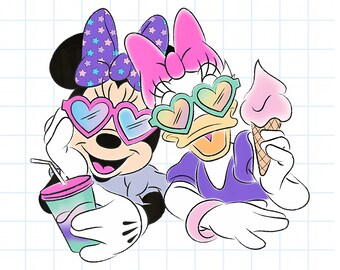 Minnie and Daisy Besties PNG, Disney Trip File (Digital Download)