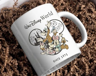 Retro Mickey and Friends PNG, Magic Kingdom Design (Digital Download)