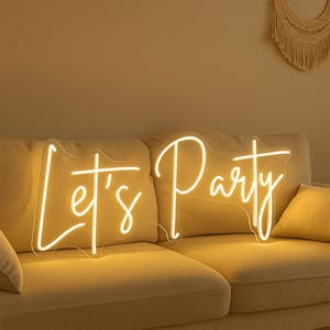 Enseigne murale néon LED lumineuse et esthétique, applique murale chic pour les anniversaires, les fêtes dans les bars - Décoration lumineuse moderne et durable - Décoration murale de rêve