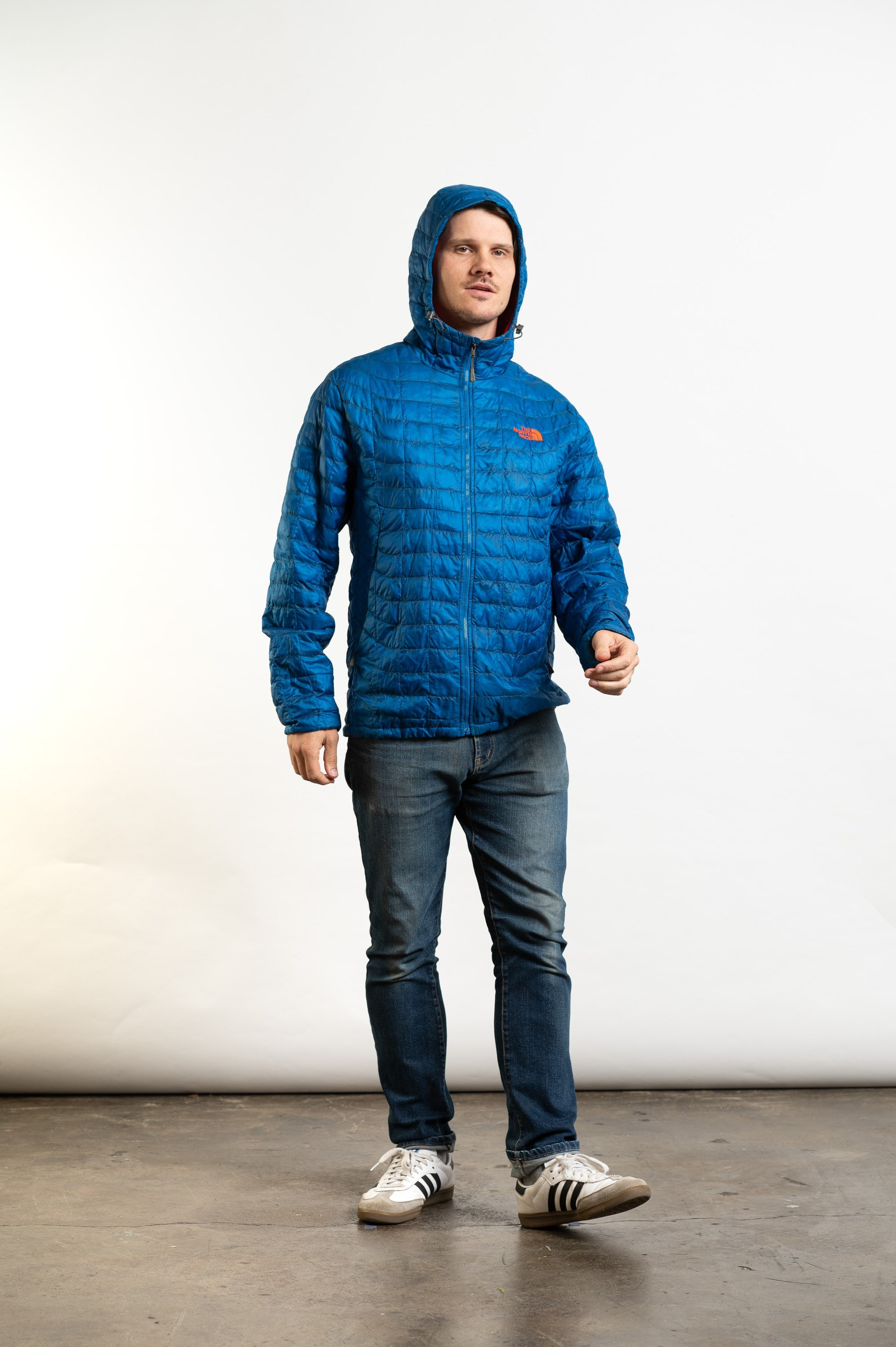 Kurtka puchowa Retro 90s Blue The North Face Quilted Puffer
