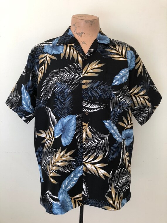 Vintage Wild Leafy Hawaiian Shirt