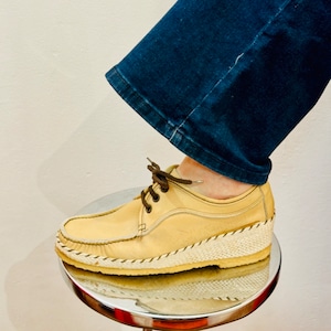 Alpargatas Florsheim beige de los años 70