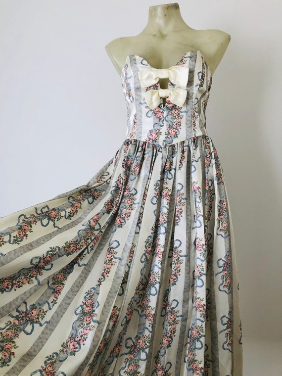 Vintage Gunne Sax Bustier Gown