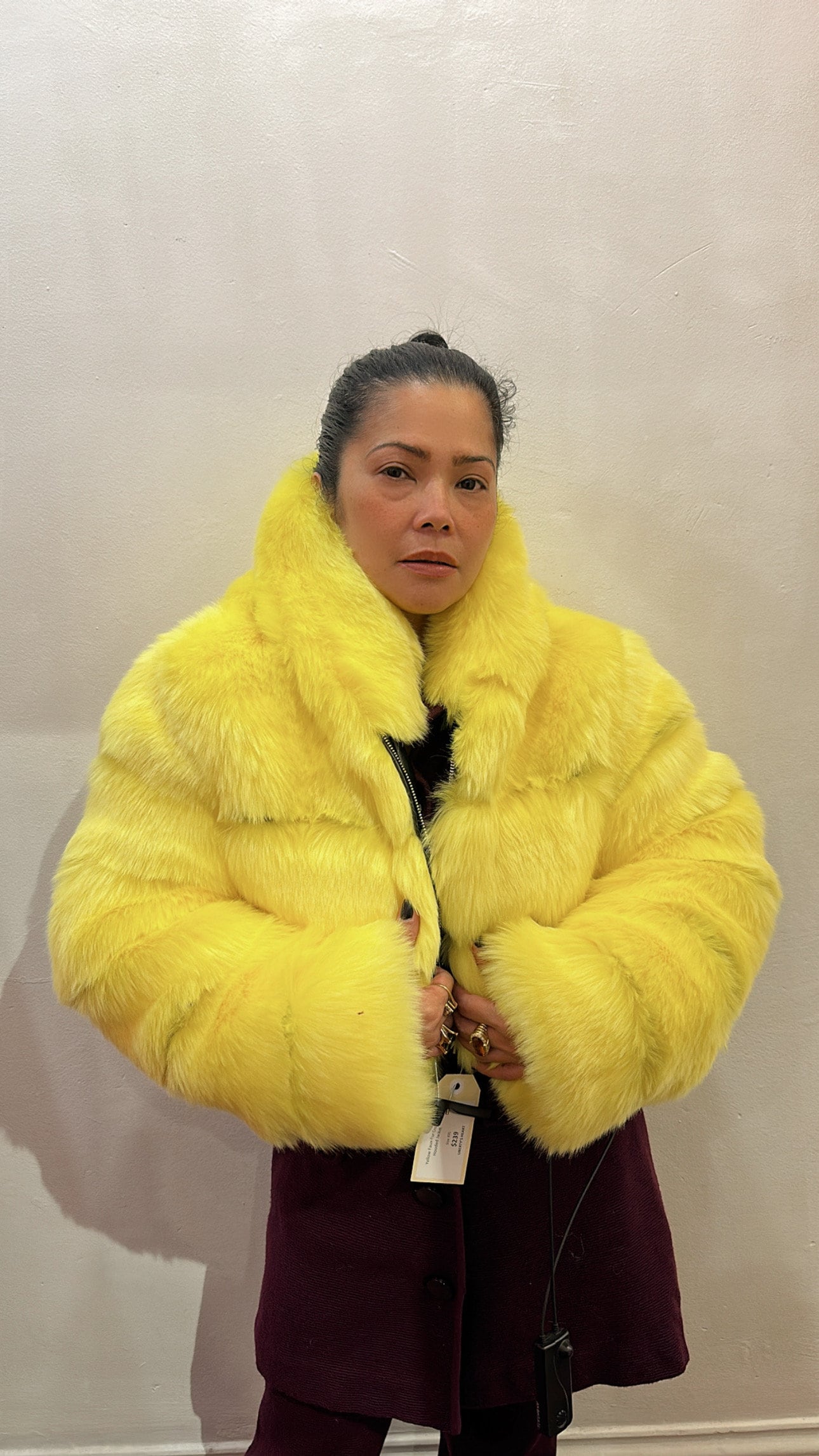 Yellow Faux Fur Jacket Etsy Australia