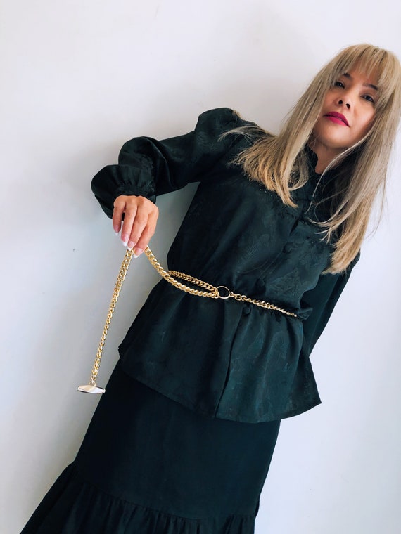 Vintage classic gold chain belt