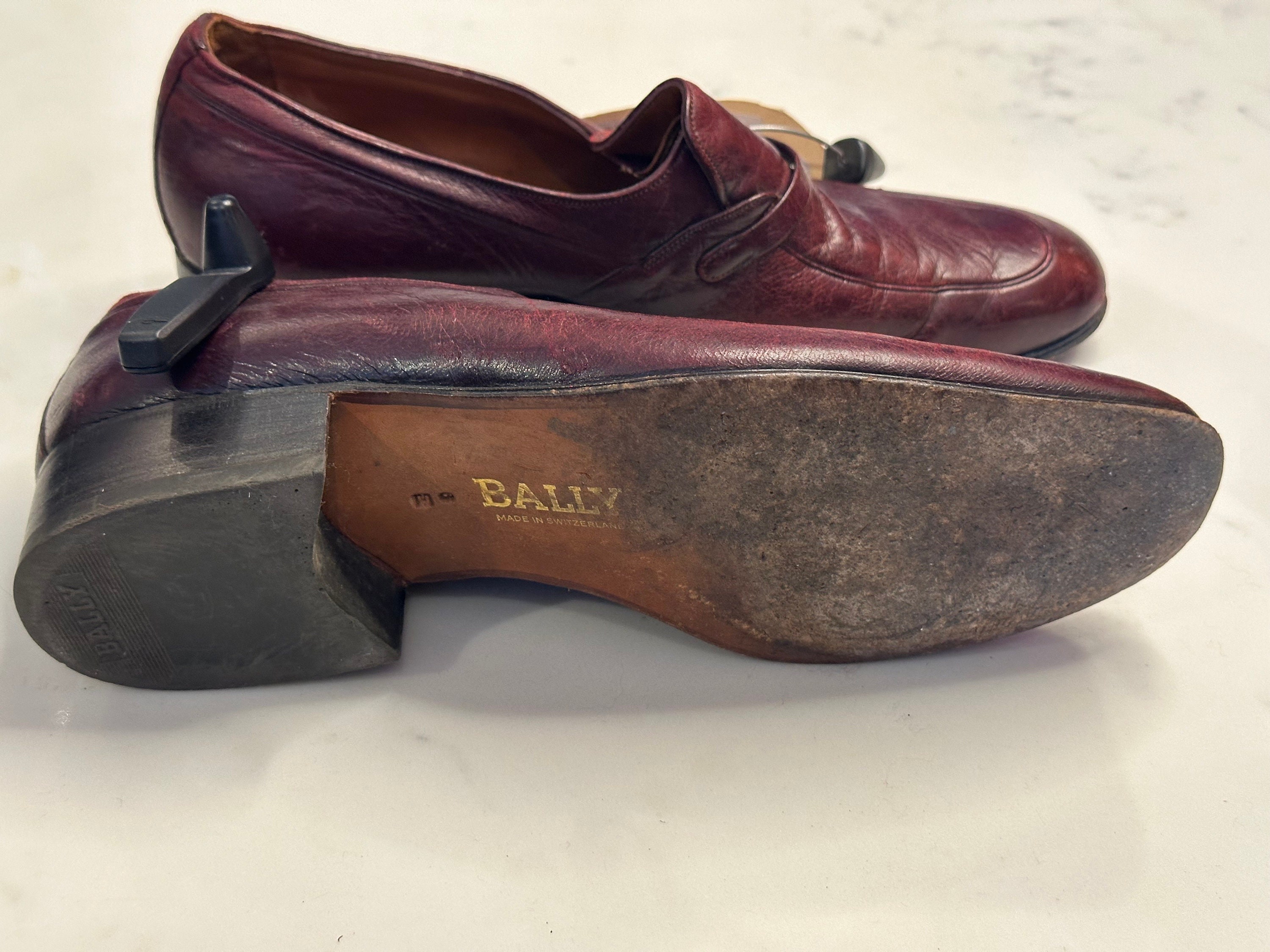 Vintage Bally Of Switzerland Barnes Men’s Brown Leather Loafers Size 7.5 EUC Bally Vintage Leather Shoes for Men for sale | eBay main image 3