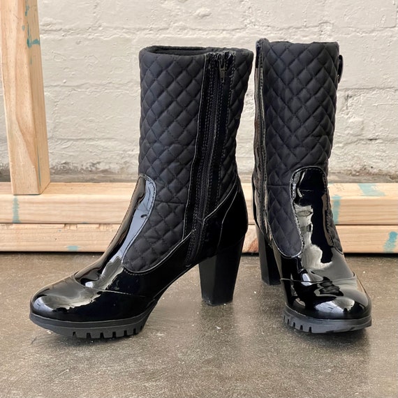 mid calf boots winter