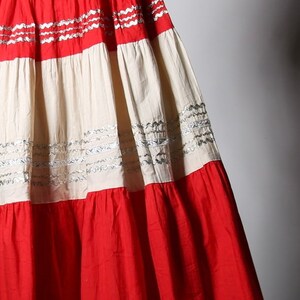 1950s Red Shirtwaist Dress image 8